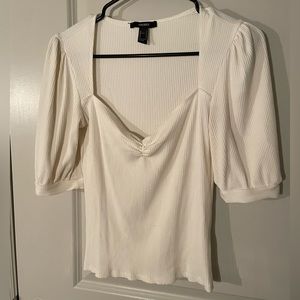 White Forever 21 Top